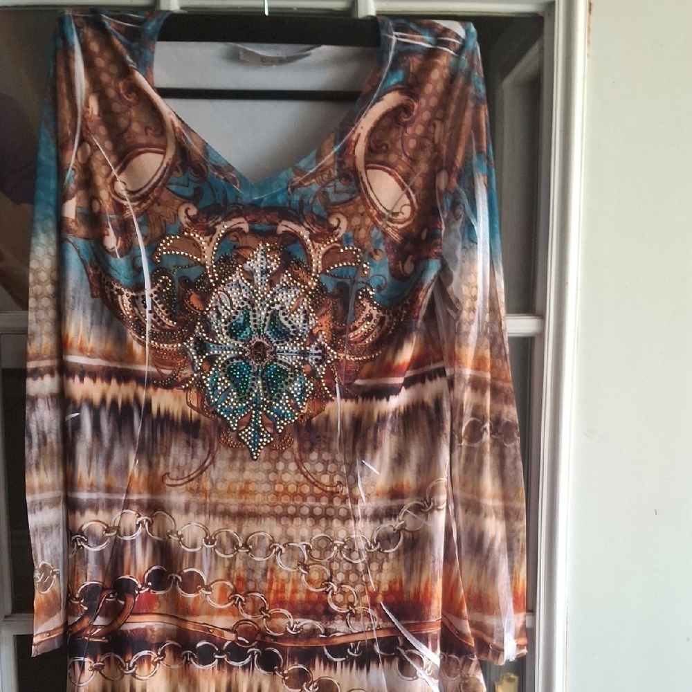 Chic Multicolor Women's Blouse